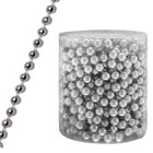 Enfeite Natal Corrente 8 Metros P/ Árvore Prata Magizi