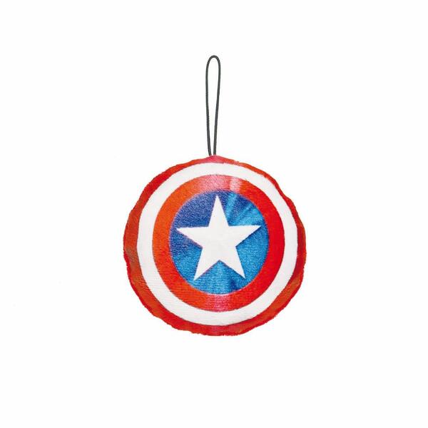 Enfeite Natal Pend Capitão América Pelúcia 10x10x5cm 1595248