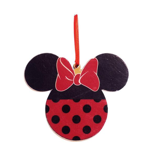 Enfeite Natal Pendurar Cabeça Minnie 8x10x1cm 1109978