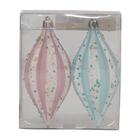 Enfeite Natal Pendurar Pino C/gomos 12x6x6cm C/2 1019203