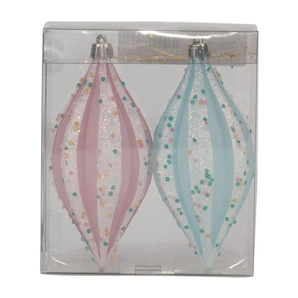 Enfeite Natal Pendurar Pino C/gomos 12x6x6cm C/2 1019203