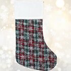 Enfeite Natalino Meia De Natal Artesanal Decorativo De 45cm