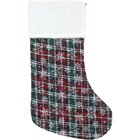 Enfeite Natalino Meia De Natal Decorativo Artesanal De 45cm