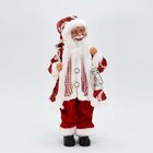 Enfeite Natalino Papai Noel Musical Movimento De Cabeça 44cm