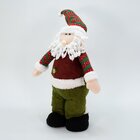 Enfeite Natalino Papai Noel Perna Ajustáveis Decorativo 70cm