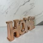 Enfeite Palavra Home Rose Gold De Cerâmica Decorativa