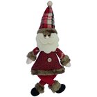 Enfeite Papai Noel Natal Em Tecido 30cm