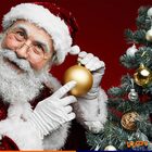 Enfeite Para Árvore De Natal Papai Noel Todo Dia 9x12cm Mdf -