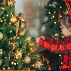 Enfeite Para Árvore De Natal Pinheirinho Com Presentes 6x9cm