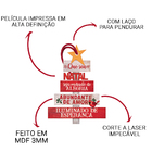 Enfeite Para Árvore De Natal Pinheirinho Natal Radiante 10x14