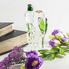 Enfeite Pássaros Decorativos De Cristal Lapidado Jo0002 St1917