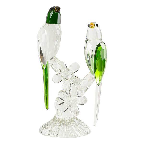 Enfeite Pássaros Decorativos De Cristal Lapidado Jo0002 St1917
