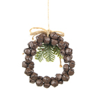 ENFEITE PEND GUIRLANDA GUIZOS CAFE 15CM
