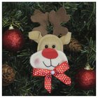 Enfeite Pendente Para Árvore De Natal Rena 13cm 18 Unidades