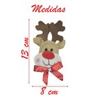 Enfeite Pendente Para Árvore De Natal Rena 13cm 18 Unidades