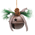 ENFEITE PENDURAR GUIZO CAFÉ 8CM