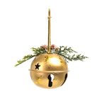 ENFEITE PENDURAR GUIZO Ouro Velho 6,5CM