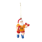 ENFEITE PENDURAR PAPAI NOEL GINASTA 14CM