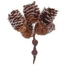 Enfeite Pick Plástico Marrom 15x15x5cm Cromus
