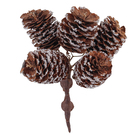 Enfeite Pick Plástico Marrom 15x15x5cm Cromus