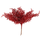 Enfeite Pick Plástico Vermelho 24x20x4cm Cromus