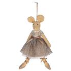 Enfeite Rata C/colar 23x11x05cm 1100708