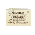 Enfeite Suporte Para Vaso Gratidão 9 X 13 X 14cm Zenir Disarz