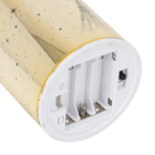 Enfeite Vela Eletrônica Vidro Ouro Velho 15x7x7cm Cromus