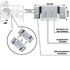 Engate Conector União Para Sofá Cabeceiras E Painel De Tv 50