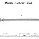 Engate Flex Inox Blukit 40cm Blister