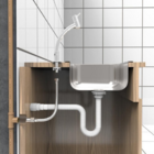 Engate Flexível 40 cm em Aço Inox Trançado para Água Quente e