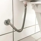 Engate Flexível 40 cm em Aço Inox Trançado para Água Quente e