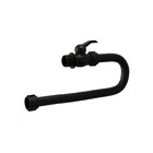 Engate Flexível C/ Registro Pvc 1/2'' X 50cm Preto Estrela