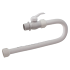 Engate Flexível C/registro Pvc 1/2 Branco 40 50 60cm Estrela