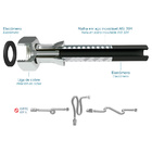 Engate Flexivel Com Registro 40cm Blukit