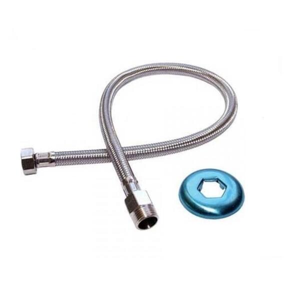 Engate Flexível De Aço Inox Trançado 60cm Qualidade