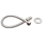 Engate Flexível Rabicho Inox Traçado 60cm Macho X Fêmea 1/2 D