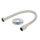 Engate Flexível Rabicho Inox Traçado 60cm Macho X Fêmea 1/2 D