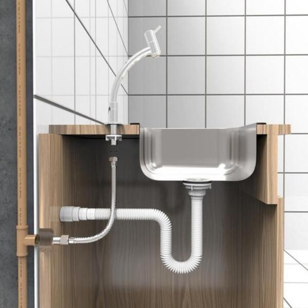 Engate Mangueira Flexível 1,20m Inox Ducha Higiênica Chuveiro