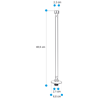 Engate Mangueira Flexível Inox 40cm Trançado