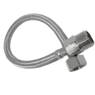 Engate Mangueira Flexível Trançado Aço Inox 30cm Quente Fria