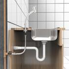 Engate Mangueira Flexivel Trançado Aço Inox 40cm Quente Fria