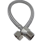 Engate Mangueira Flexível Trançado Aço Inox 60cm Quente Fria