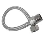 Engate Mangueira Flexível Trançado Aço Inox 60cm Quente Fria