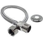 Engate Mangueira Flexível Trançado Aço Inox 60cm Quente Fria