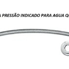 Engate Mangueira Flexível Trançado Inox Quente Fria 1/2x40cm