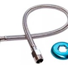 Engate Mangueira Flexível Trançado Inox Quente Fria 1/2x40cm