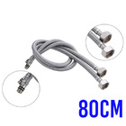 Engate Rabicho 80cm Monocomando Par Misturador Grande Flexíve