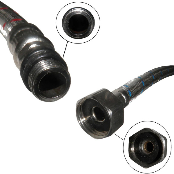 Engate Rabicho De Torneira Monocomando Par Misturador Agua Qu