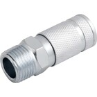 Engate Rápido Rosca: 1/2" NPT Macho x 1/4" Vonder Esfera Aço